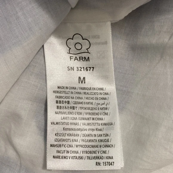 NWT FARM Rio Foliage Maxi Dress Size M - Picture 10 of 11